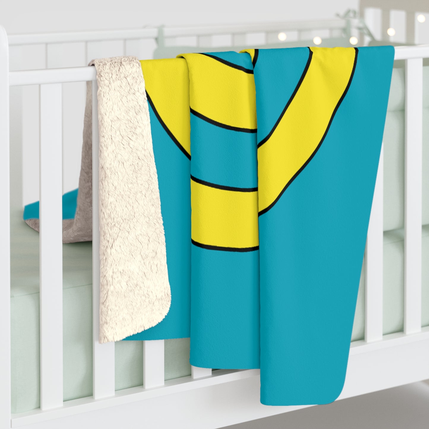 Kazakhstan Retro Target Blanket Throw