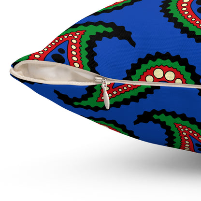 South Sudan Retro Paisley Cushion Pillow