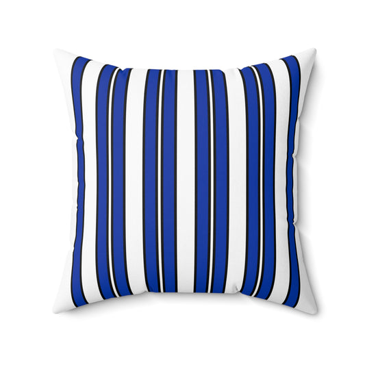 Uruguay Retro Stripes Cushion Pillow