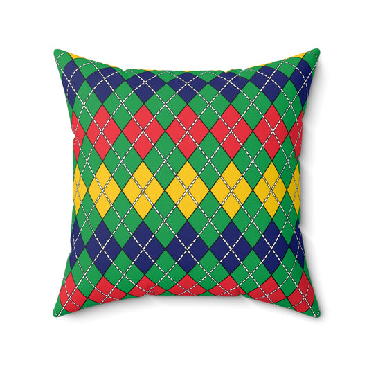 Mauritius Retro Argyle Cushion Pillow