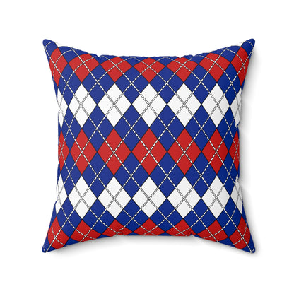 Cuba Retro Argyle Cushion Pillow