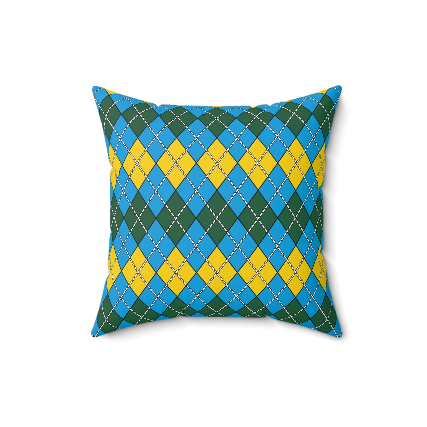 Rwanda Retro Argyle Cushion Pillow