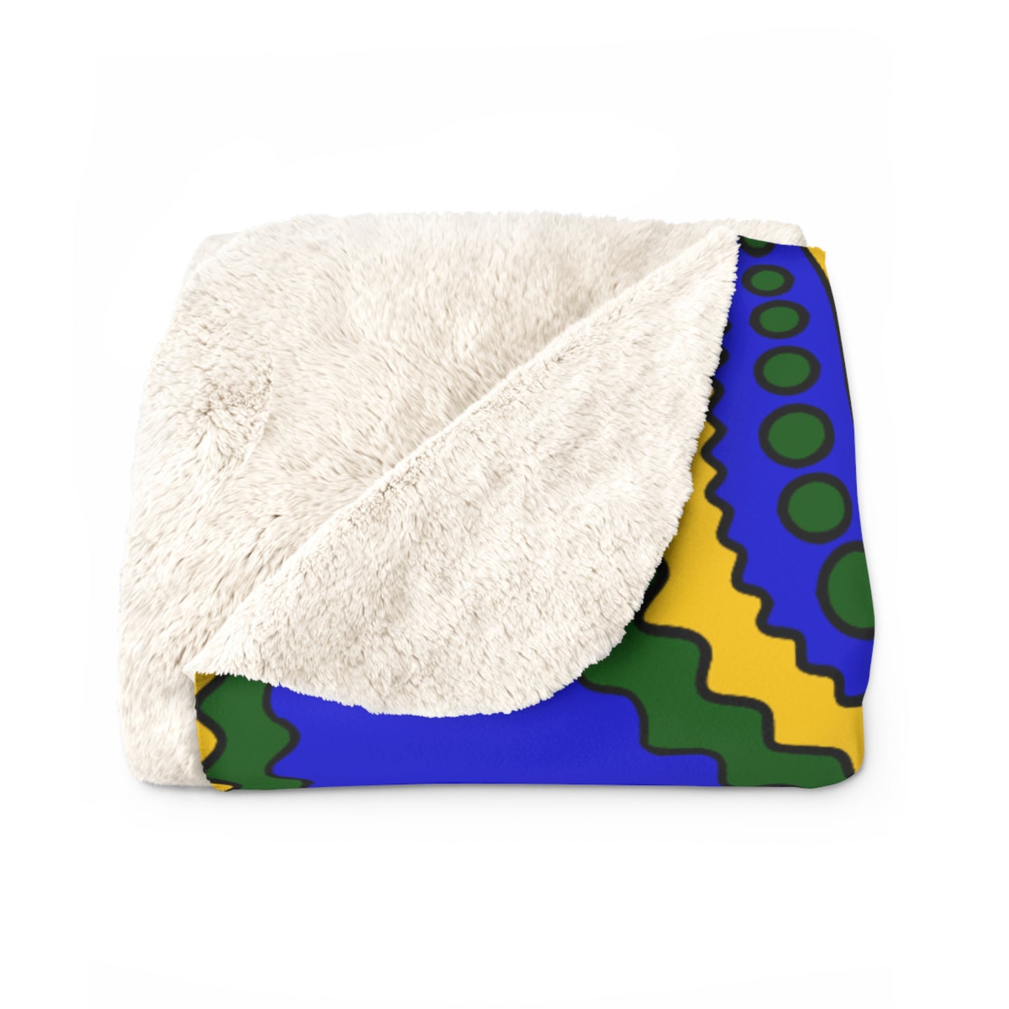 Solomon Islands Retro Paisley Blanket Throw