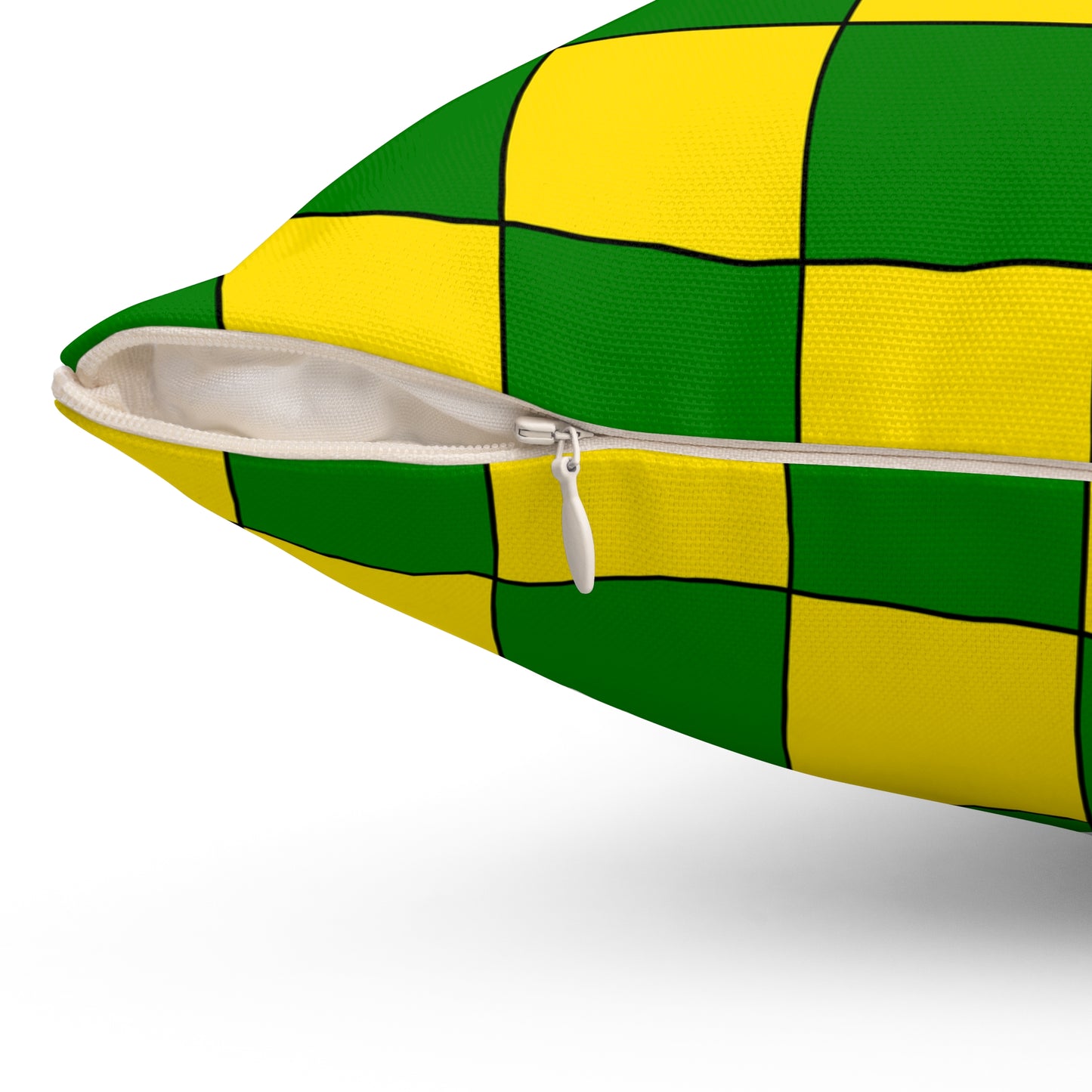 Cocos Islands Retro Check Cushion Pillow