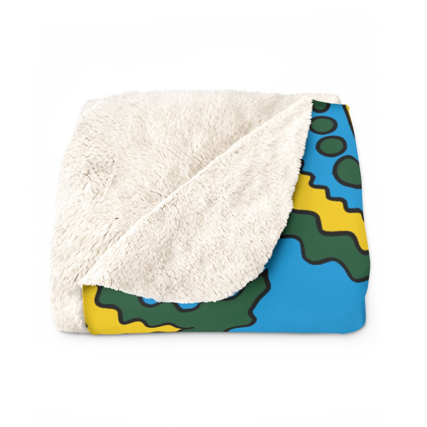 Rwanda Retro Paisley Blanket Throw