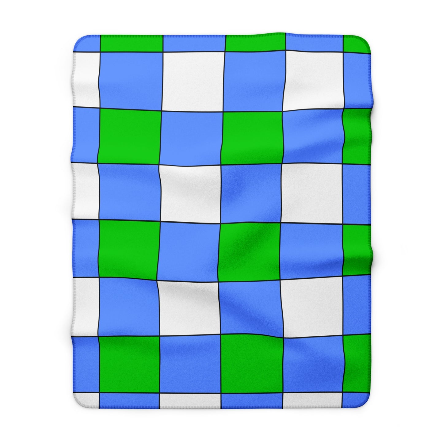 Djibouti Retro Check Blanket Throw
