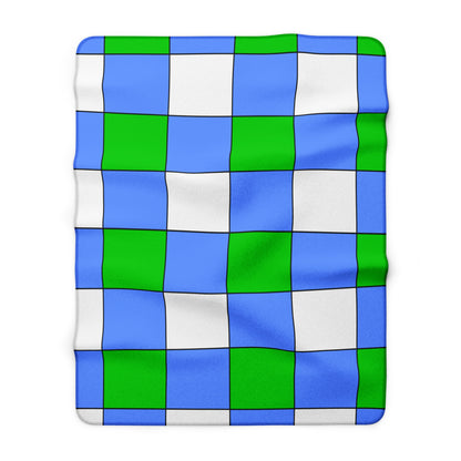 Djibouti Retro Check Blanket Throw