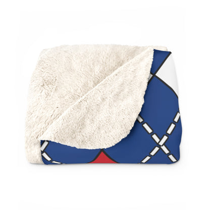 Belize Retro Argyle Blanket Throw