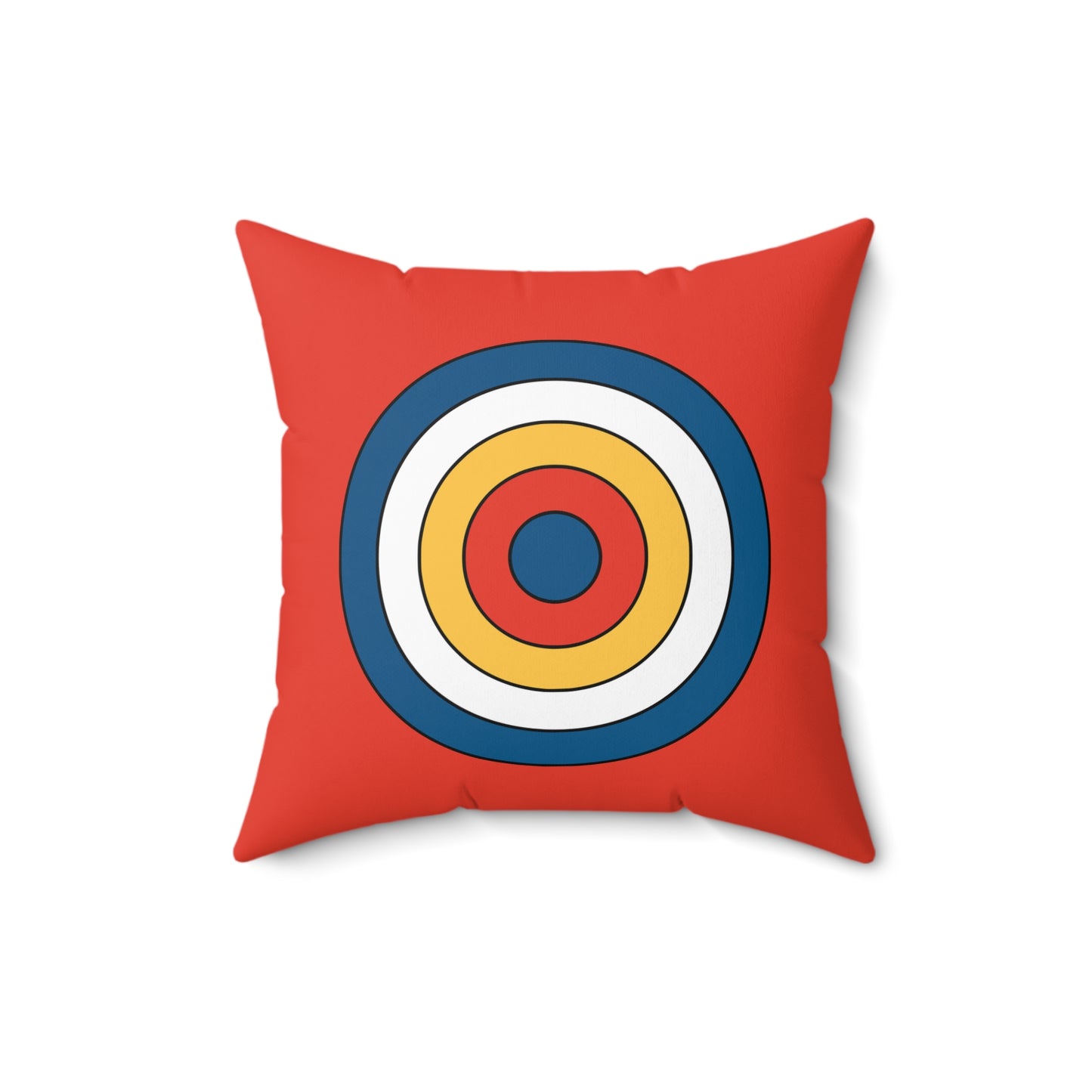 Kiribati Retro Target Cushion Pillow