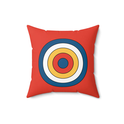 Kiribati Retro Target Cushion Pillow