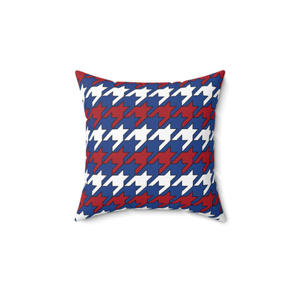 Caribbean Netherlands Retro Houndstooth Cushion Pillow