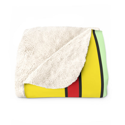 Ecuador Retro Stripes Blanket Throw