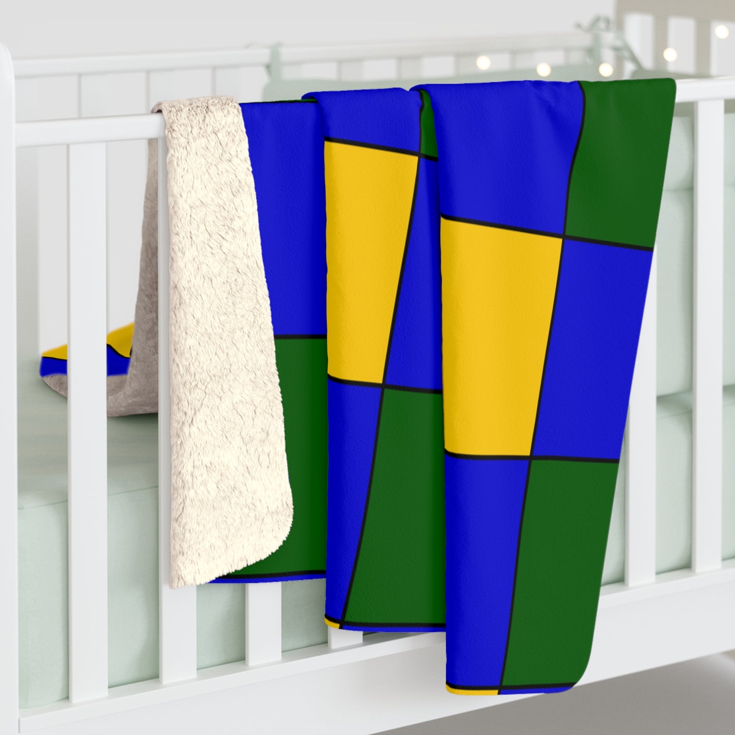 Solomon Islands Retro Check Blanket Throw
