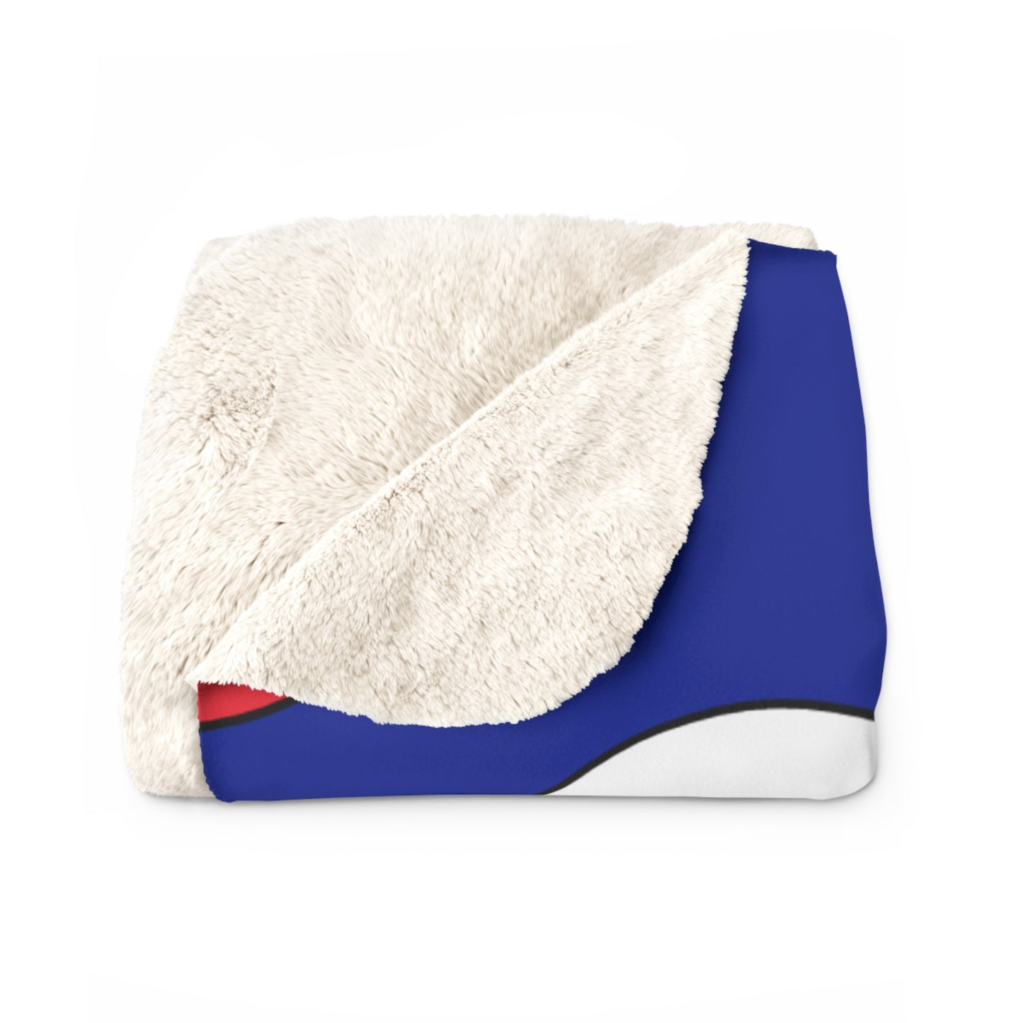 French Southern Territories Retro Polka Dots Blanket Throw