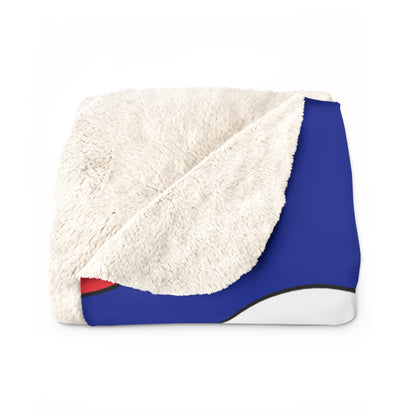 French Southern Territories Retro Polka Dots Blanket Throw