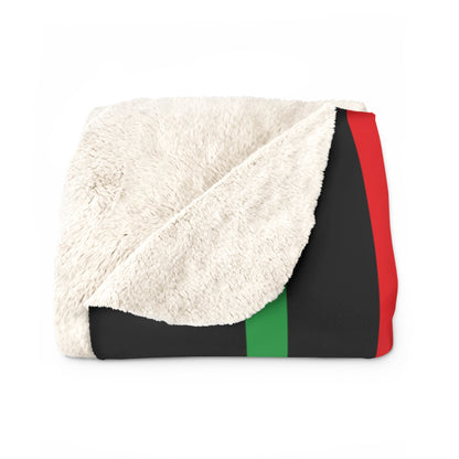Libya Retro Stripes Blanket Throw