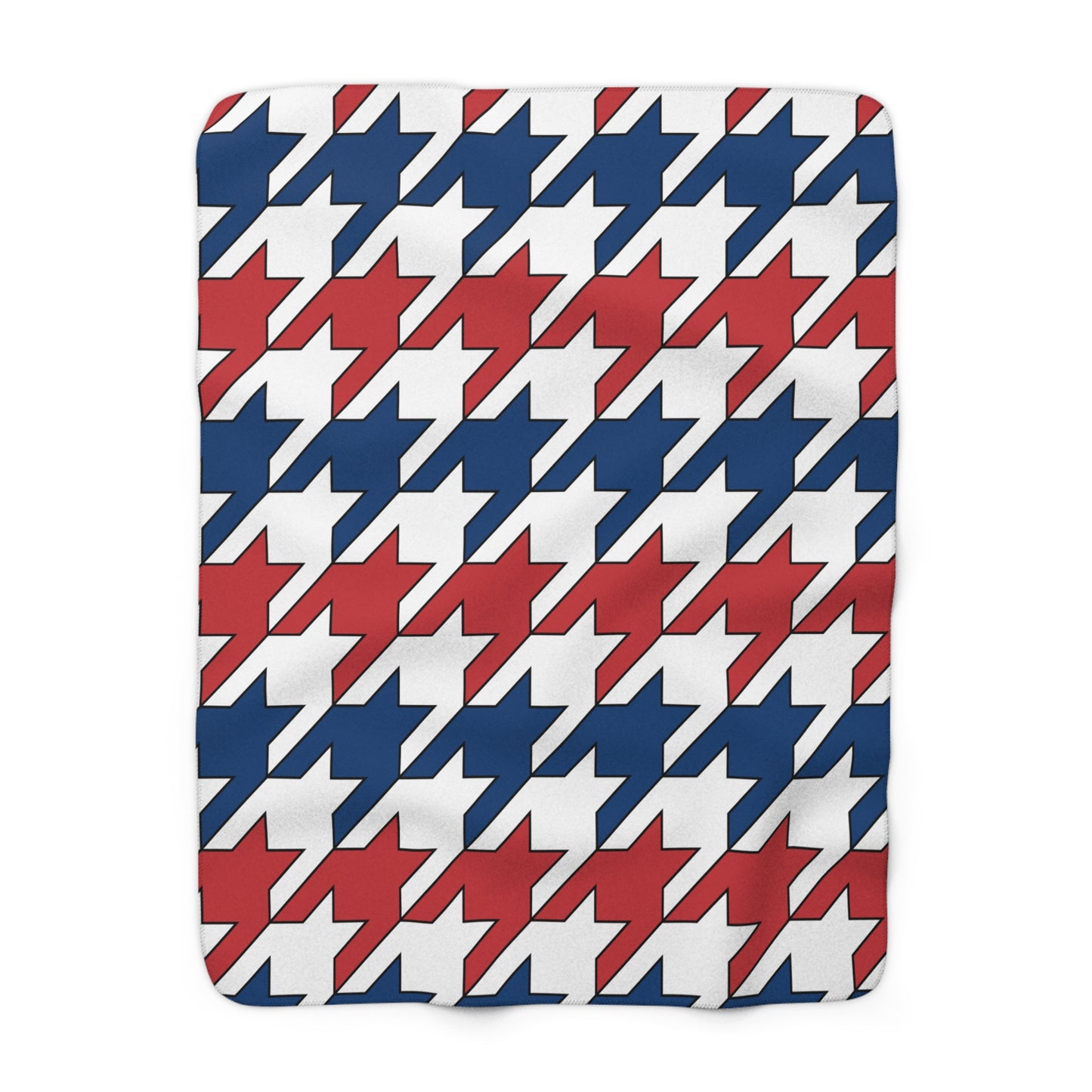 Serbia Retro Houndstooth Blanket Throw