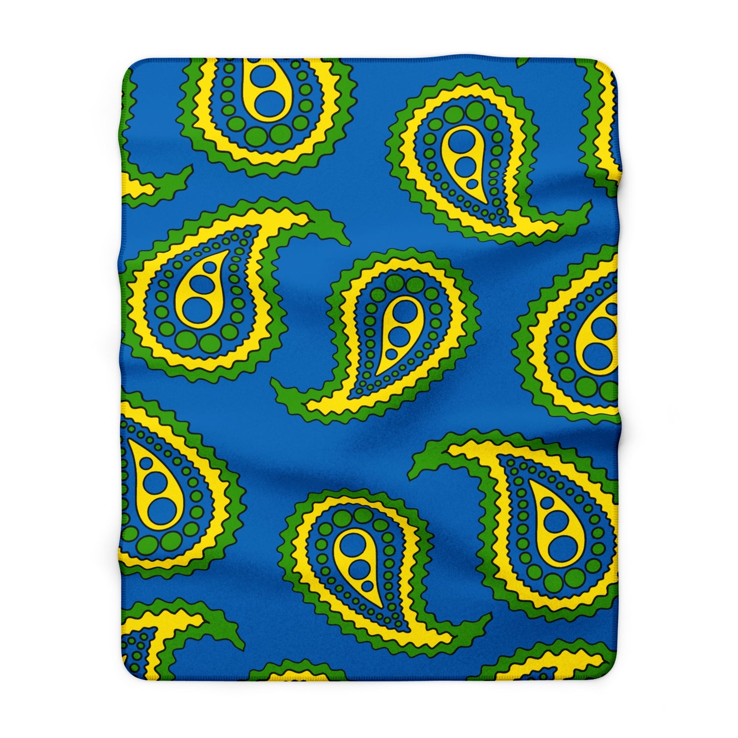 Gabon Retro Paisley Blanket Throw