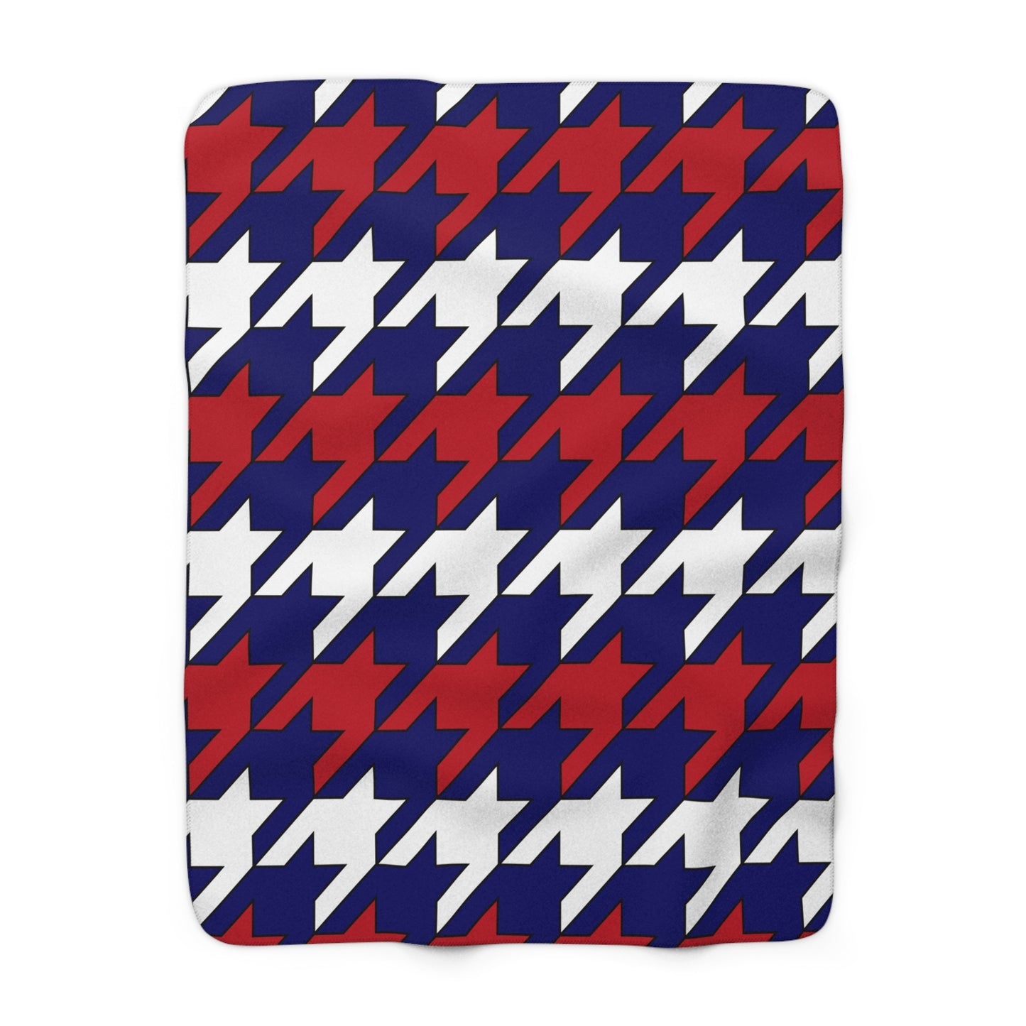American Samoa Retro Houndstooth Blanket Throw