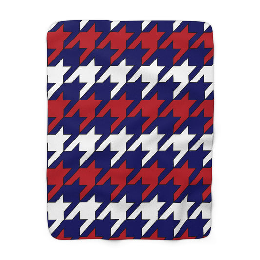 American Samoa Retro Houndstooth Blanket Throw