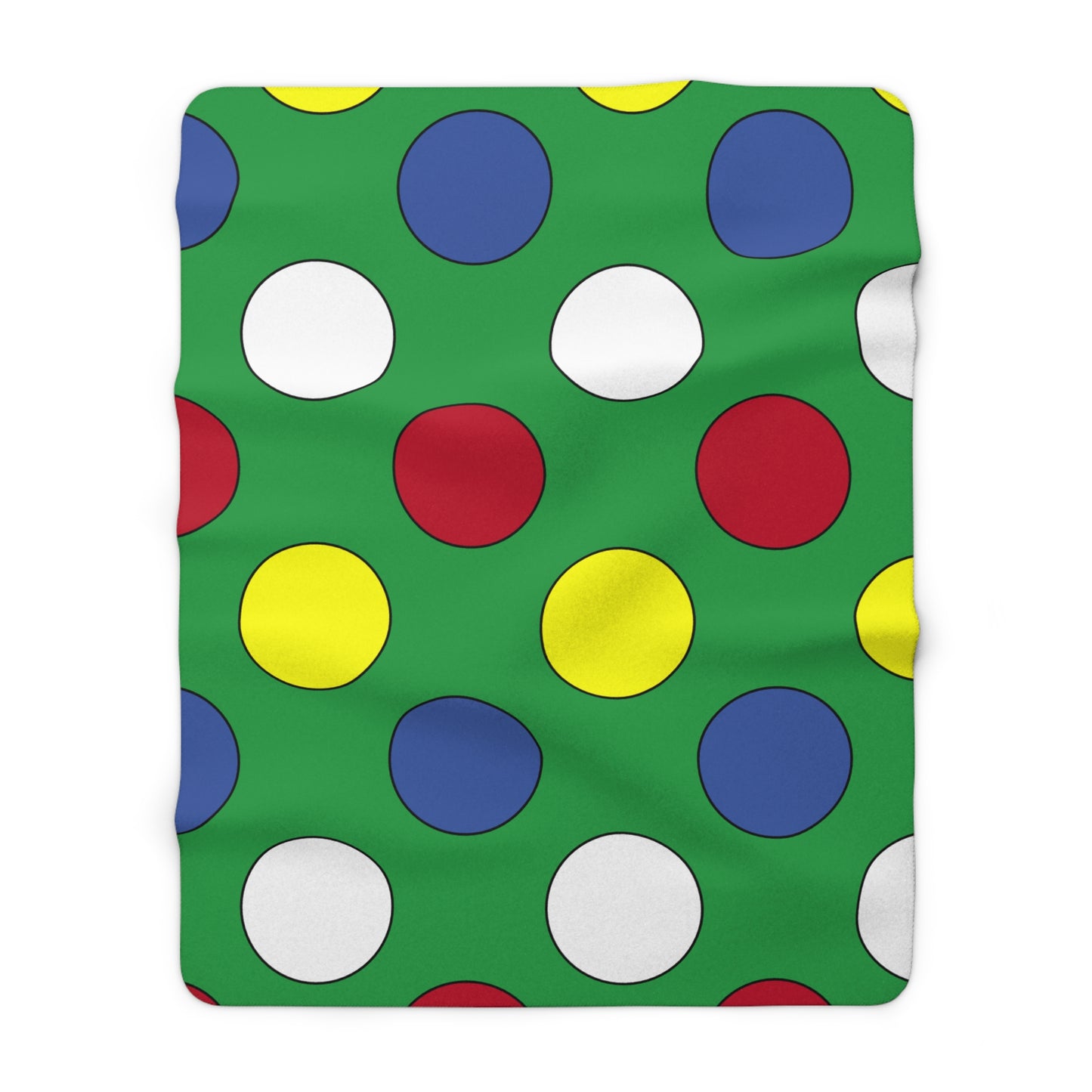 Comoros Retro Polka Dots Blanket Throw