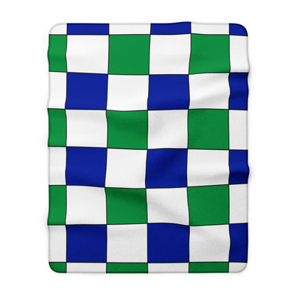 Lesotho Retro Check Blanket Throw