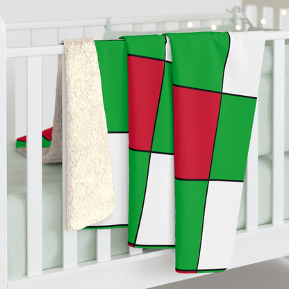 Wales Retro Check Blanket Throw