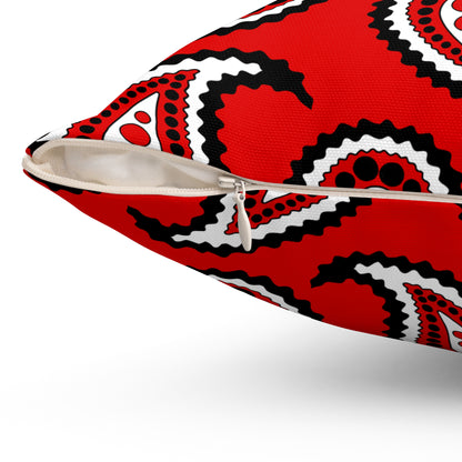 Trinidad And Tobago Retro Paisley Cushion Pillow