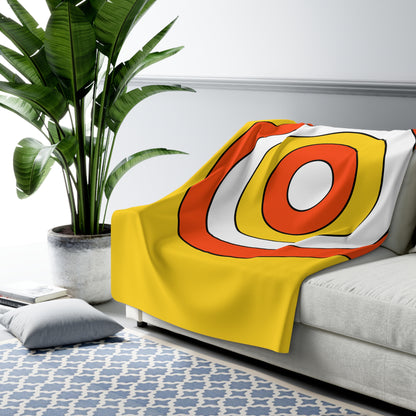 Bhutan Retro Target Blanket Throw