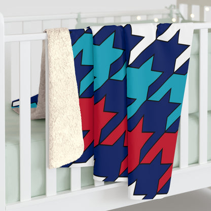 Montserrat Retro Houndstooth Blanket Throw