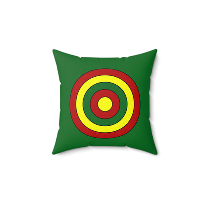 Senegal Retro Target Cushion Pillow
