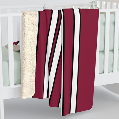 Qatar Retro Stripes Blanket Throw