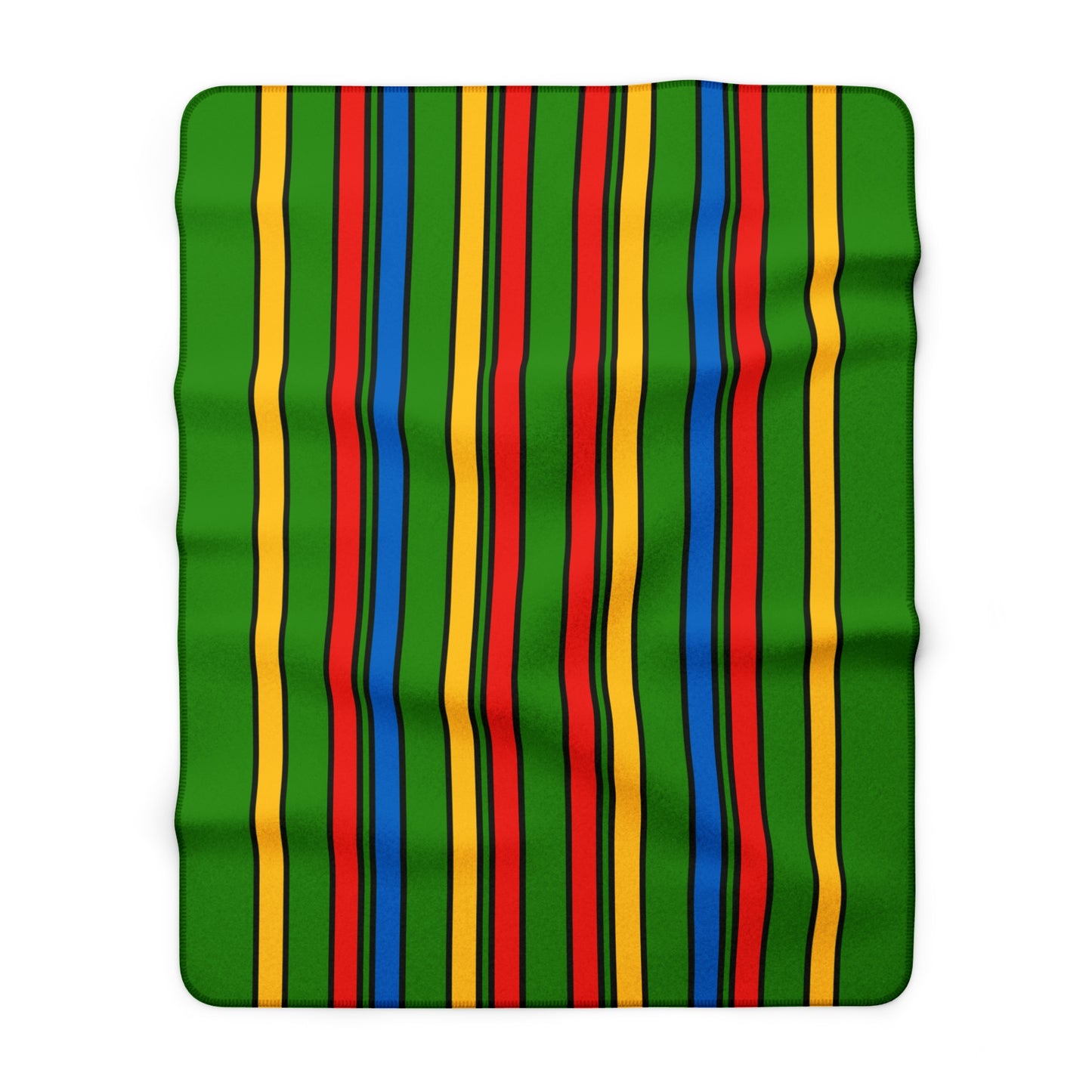 Ethiopia Retro Stripes Blanket Throw