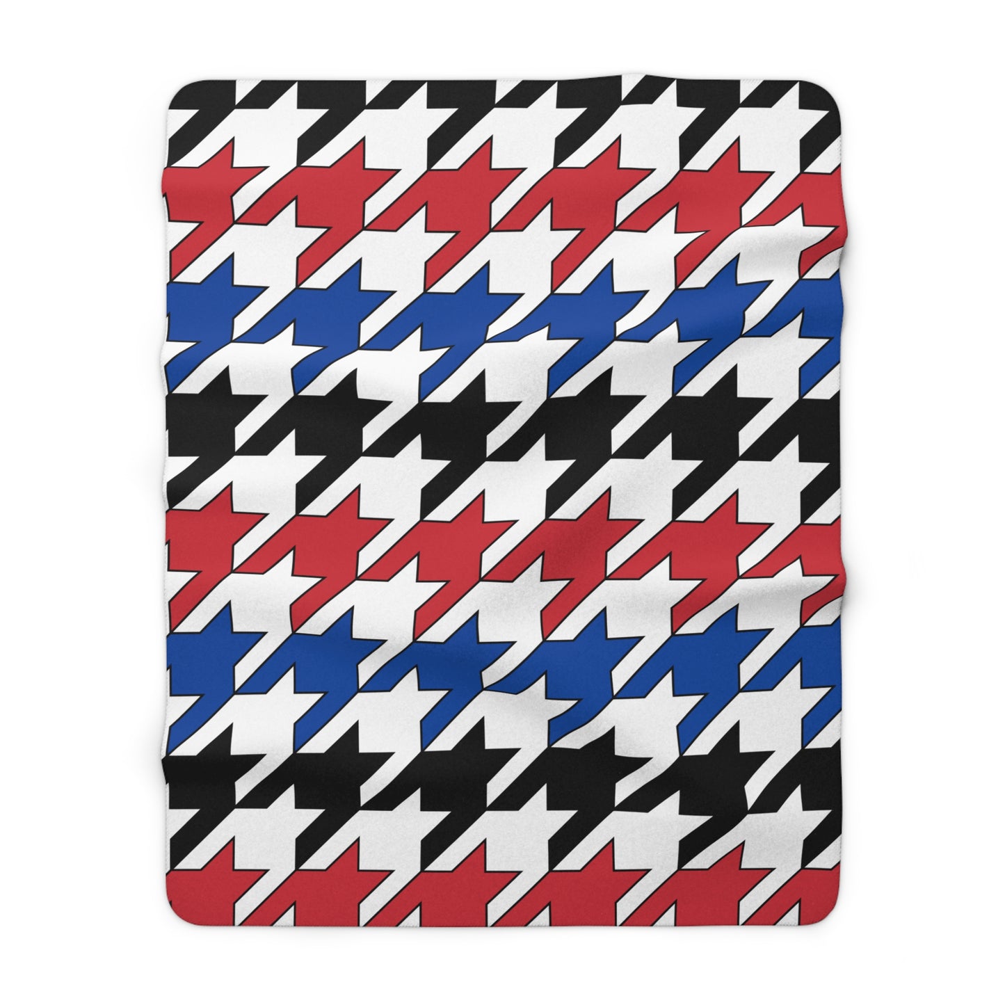 Republic Of Korea Retro Houndstooth Blanket Throw