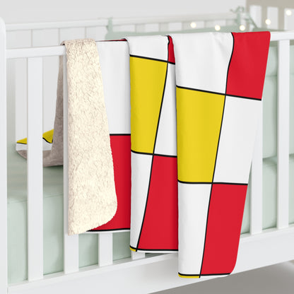 Guernsey Retro Check Blanket Throw