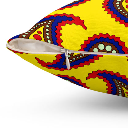 Ecuador Retro Paisley Cushion Pillow