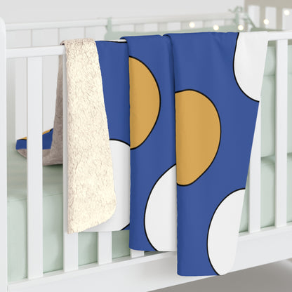 Marshall Islands Retro Polka Dots Blanket Throw