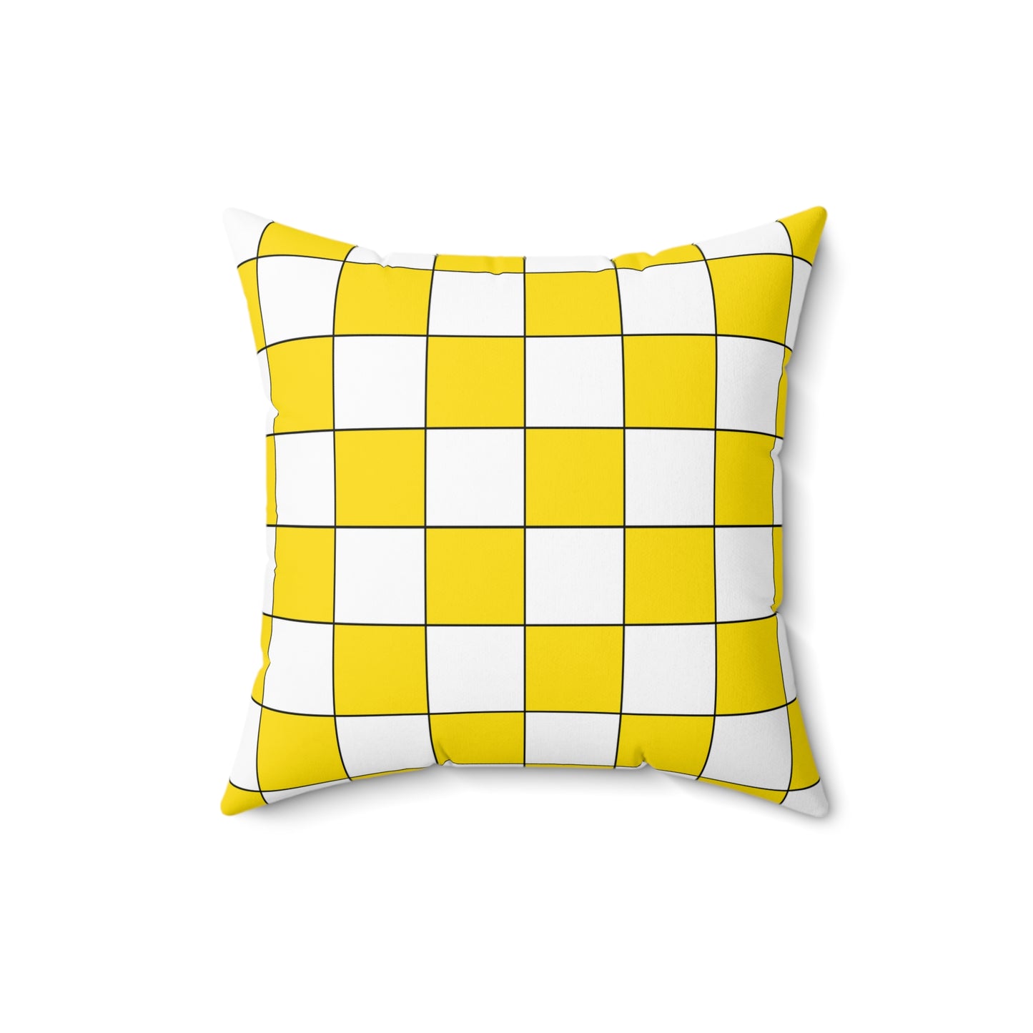 Vatican City Retro Check Cushion Pillow