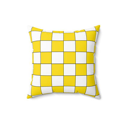 Vatican City Retro Check Cushion Pillow