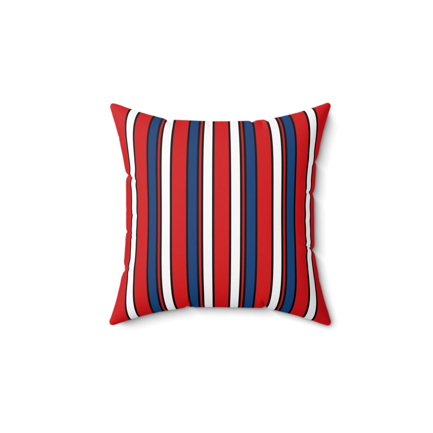 Czechia Retro Stripes Cushion Pillow