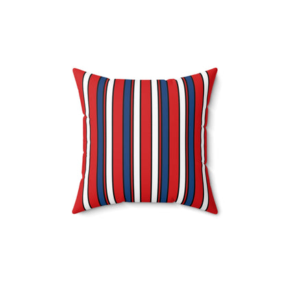 Czechia Retro Stripes Cushion Pillow