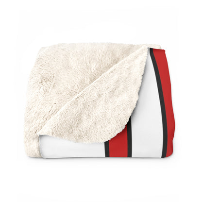 Northern Ireland Retro Stripes Blanket Throw
