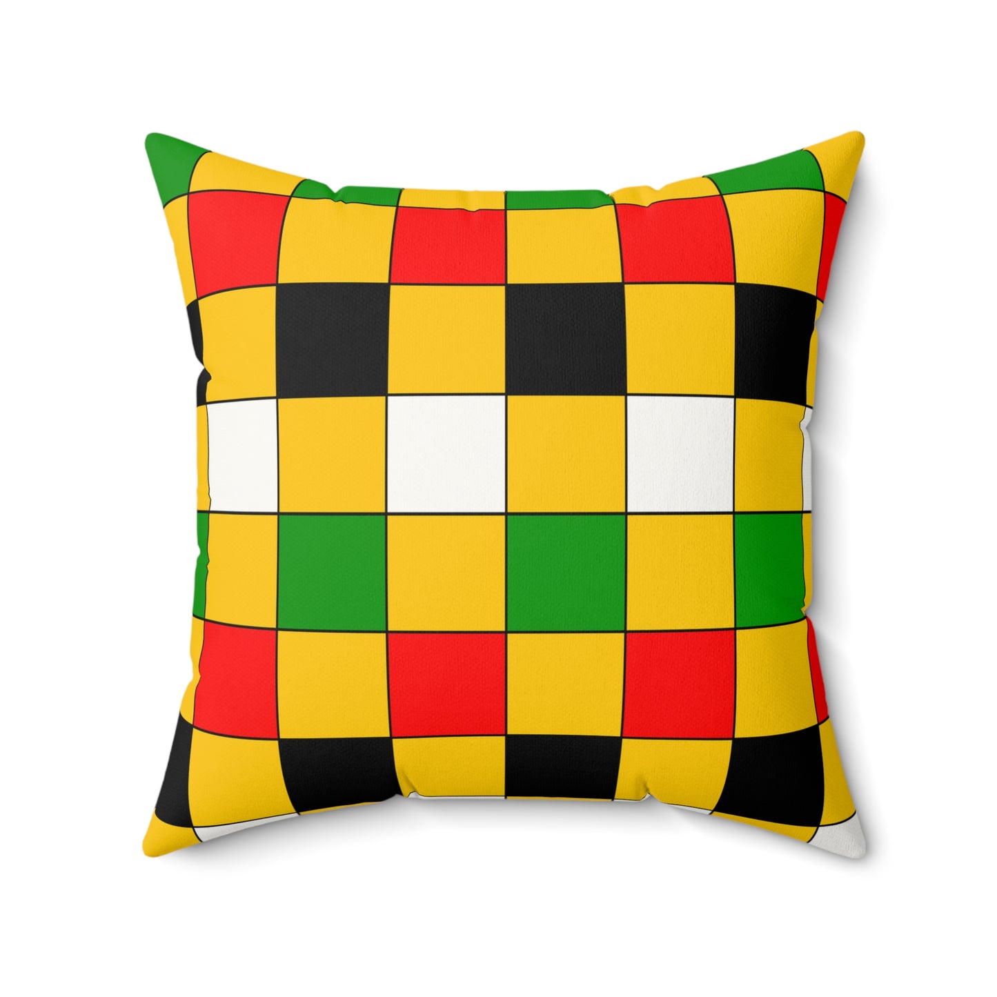 Mozambique Retro Check Cushion Pillow