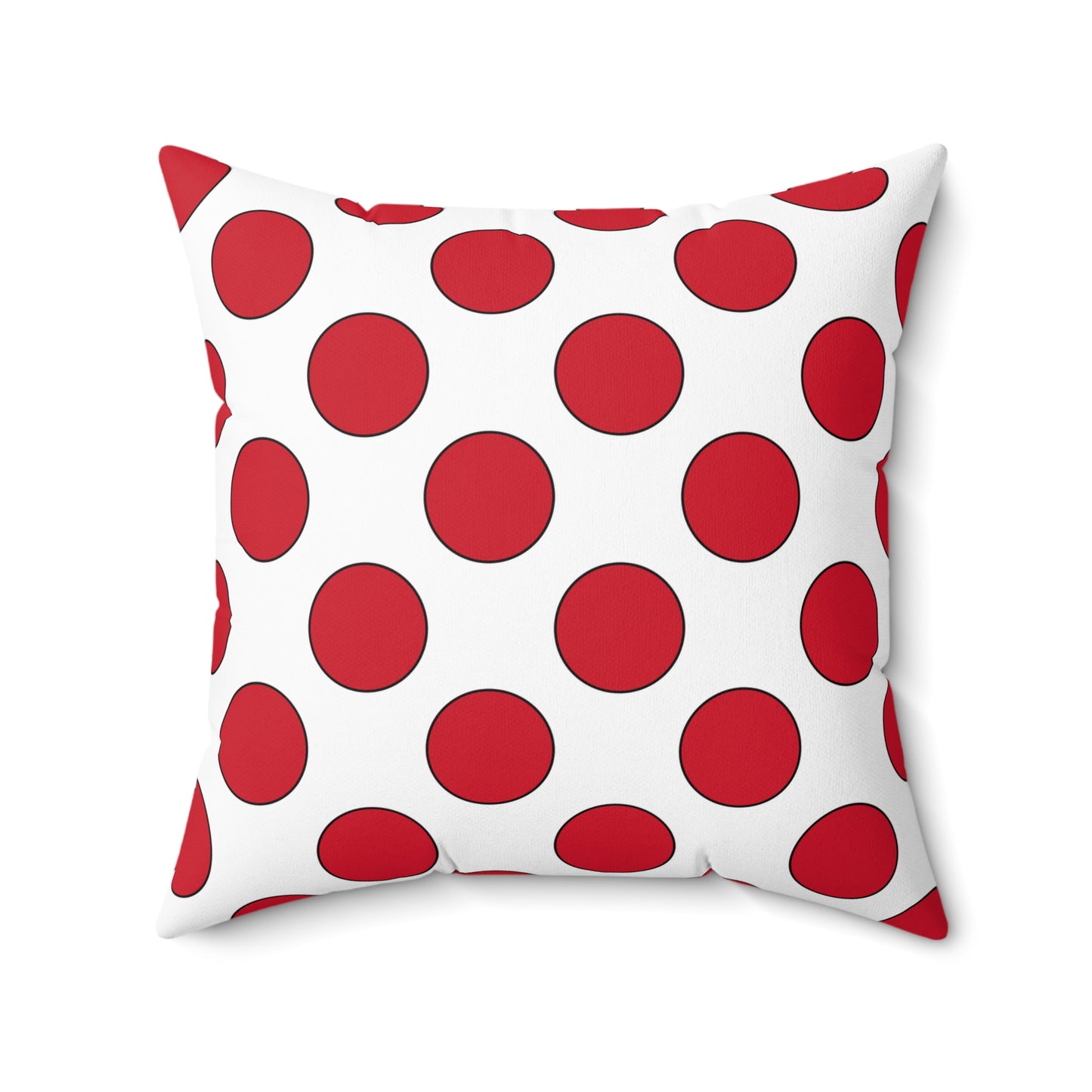 Jersey Retro Polka Dots Cushion Pillow