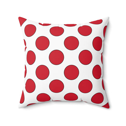 Jersey Retro Polka Dots Cushion Pillow