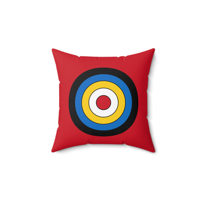 Antigua And Barbuda Retro Target Cushion Pillow