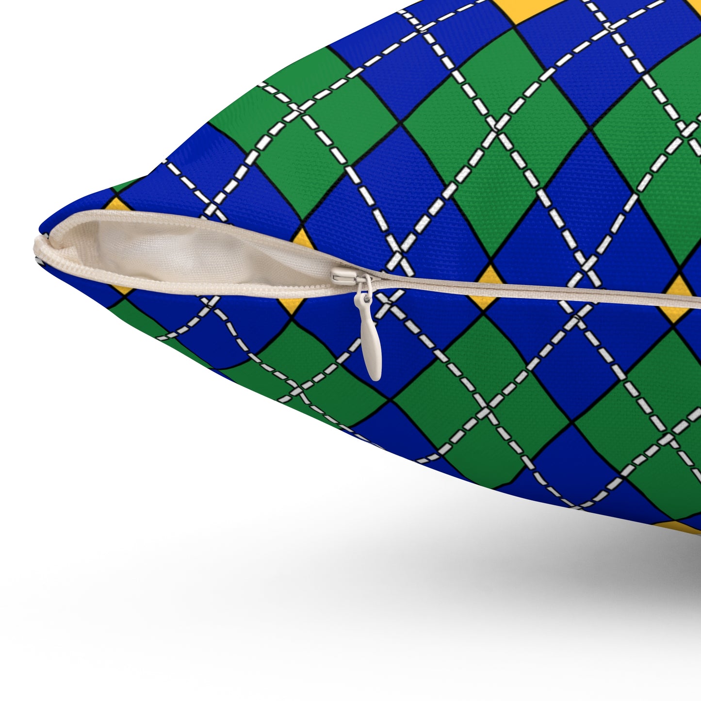 Christmas Island Retro Argyle Cushion Pillow