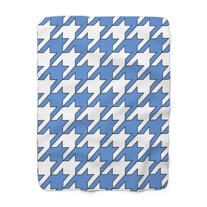 Micronesia Retro Houndstooth Blanket Throw