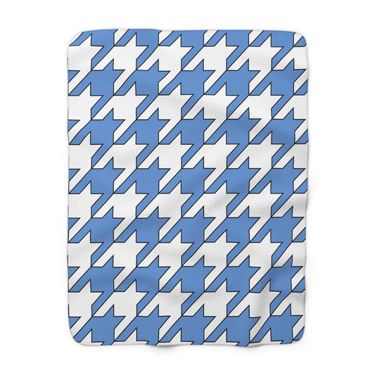 Micronesia Retro Houndstooth Blanket Throw