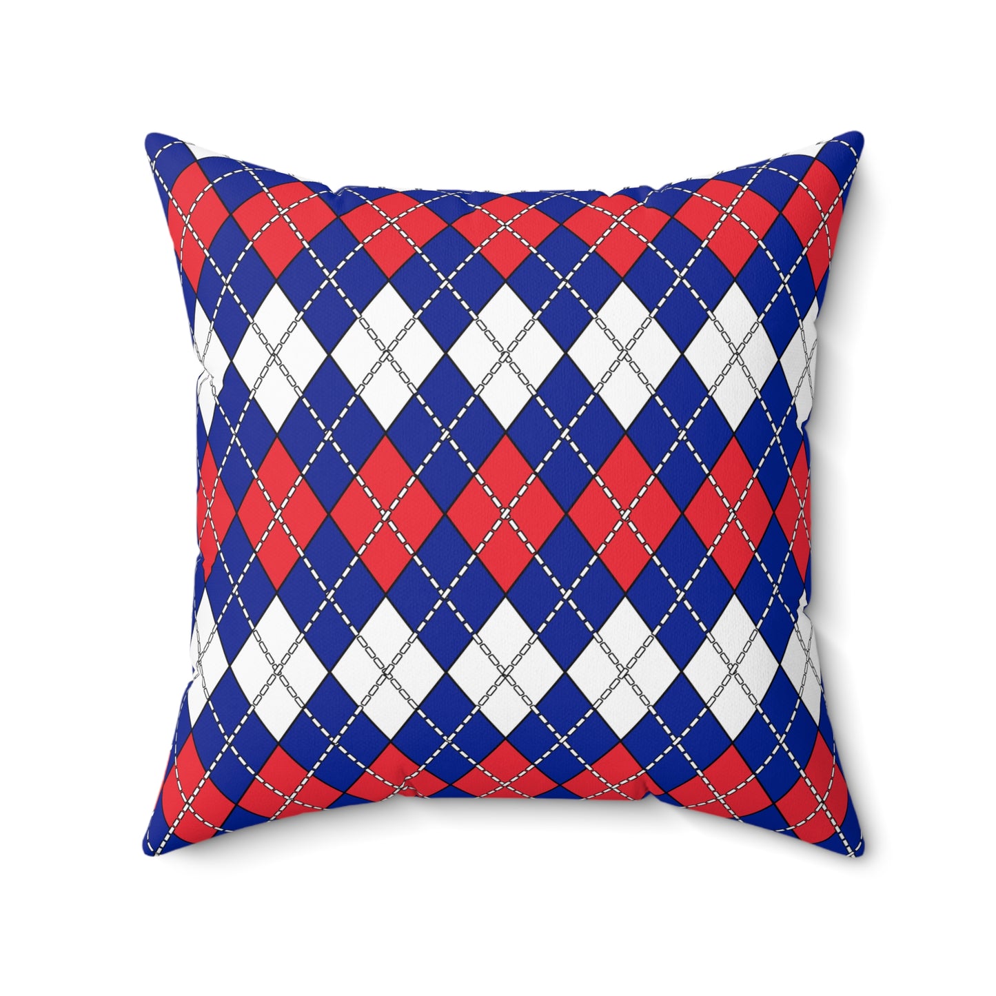Sint Maarten Retro Argyle Cushion Pillow